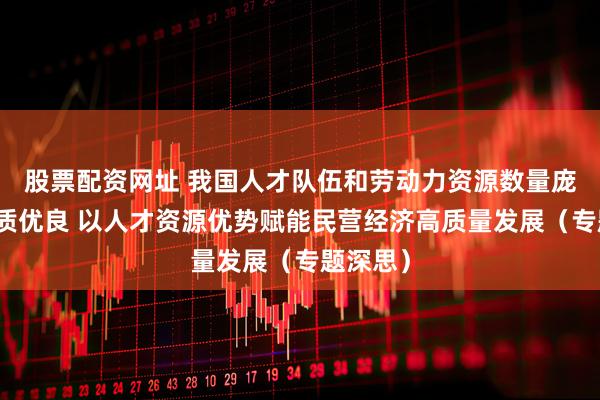 股票配资网址 我国人才队伍和劳动力资源数量庞大、素质优良 以人才资源优势赋能民营经济高质量发展（专题深思）